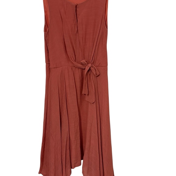 AUW Dresses & Skirts - Women’s AUW Rust Midi Dress with Tie Waist